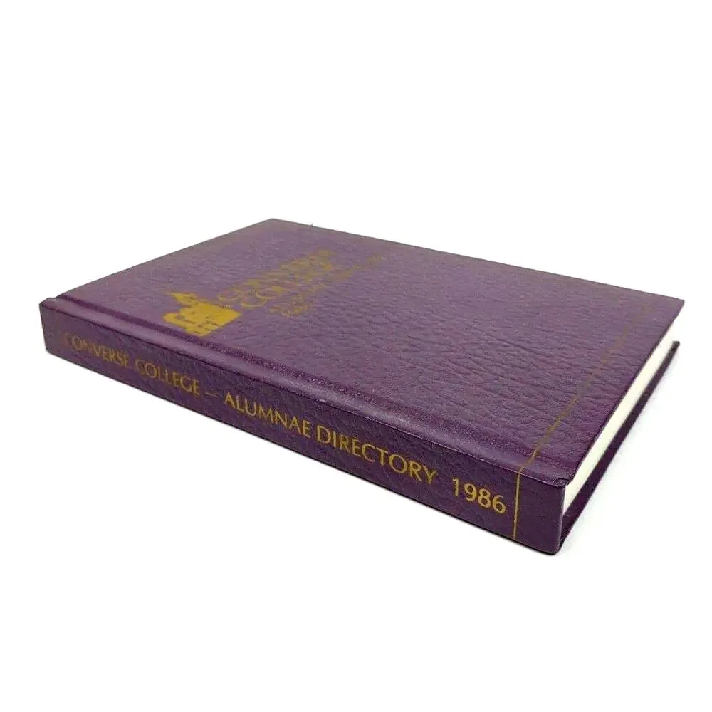 Converse College Alumnae Directory 1986 Spartanburg South Carolina Hardcover